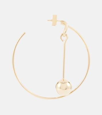 Asymmetric hoop earrings | Jacquemus