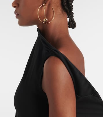 Asymmetric hoop earrings | Jacquemus