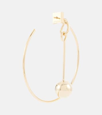 Asymmetric hoop earrings | Jacquemus