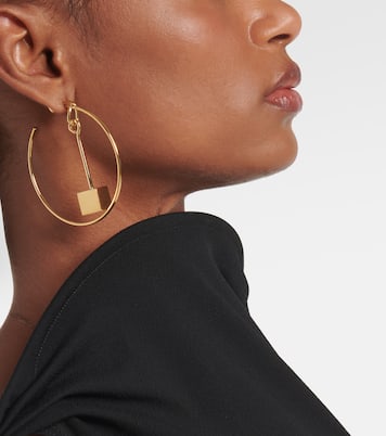 Asymmetric hoop earrings | Jacquemus