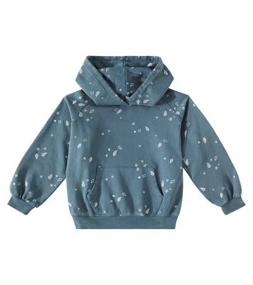 Paisley cotton jersey hoodie | Rylee + Cru