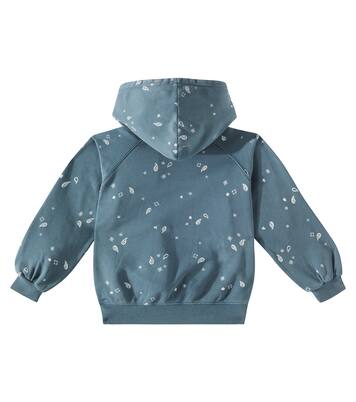 Paisley cotton jersey hoodie | Rylee + Cru
