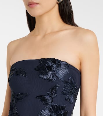 3D mesh maxi dress | Rotate