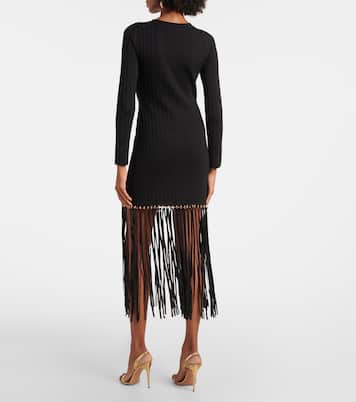 Robe midi Sharron à franges | Simkhai