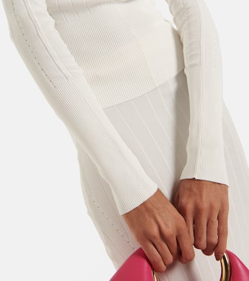 Le Haut Pralù scalloped ribbed-knit top | Jacquemus