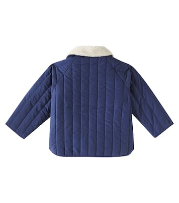 Giro faux shearling-trimmed quilted jacket | Liewood