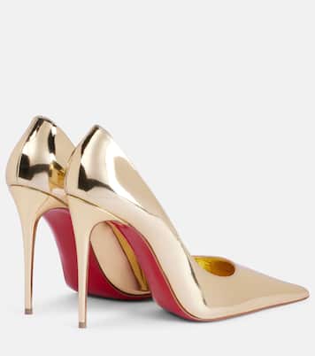 Kate Max mirrored leather pumps | Christian Louboutin
