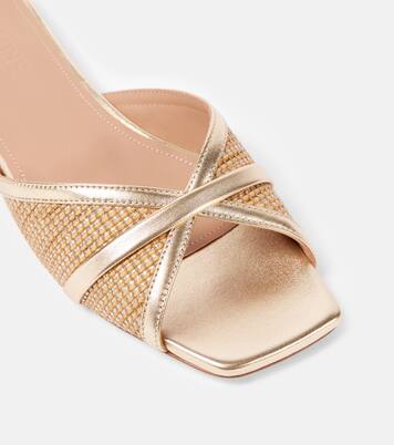 Pantoletten Perla aus Raffiabast | Malone Souliers