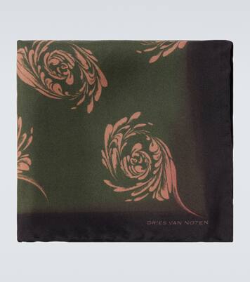 Einstecktuch aus Seide | Dries Van Noten