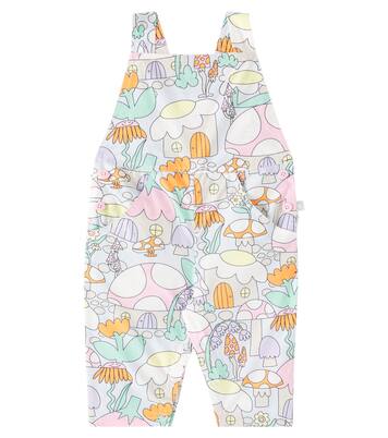 Baby printed cotton overalls | Stella McCartney Kids