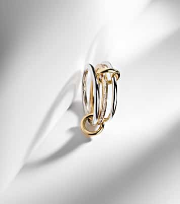 Bague Sonja SG en or 18 ct, argent sterling et diamants | Spinelli Kilcollin