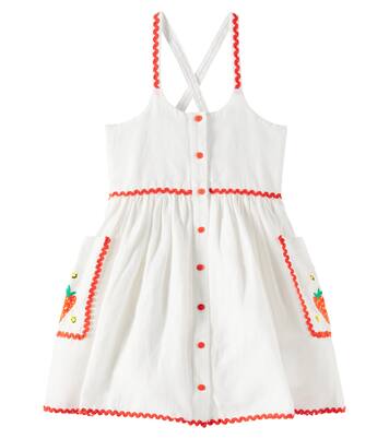 Linen and cotton dress | Stella McCartney Kids