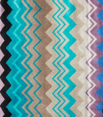 Giacomo Zigzag cotton terry bathrobe | Missoni