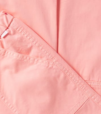 Pantaloni palazzo in gabardine di cotone | Il Gufo