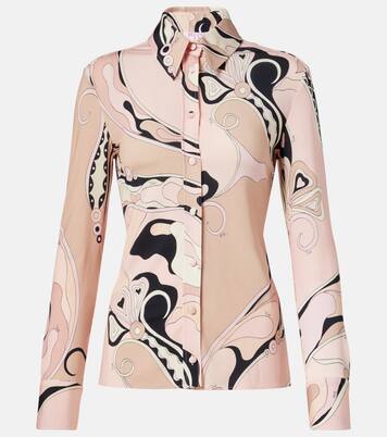 Chemise Orchidee en satin | Pucci