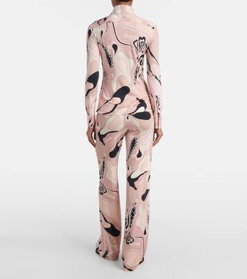 Chemise Orchidee en satin | Pucci