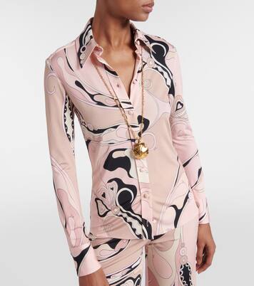 Chemise Orchidee en satin | Pucci