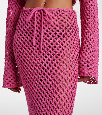 Falda larga Magen en mezcla de algodón | Bananhot