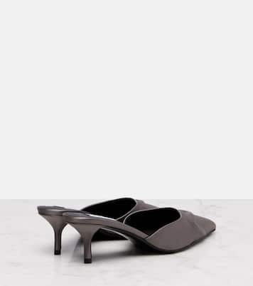 Le Cœur 3D 55 satin mules | Alaïa
