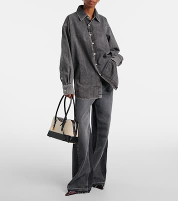 Borsa a spalla Ryder Medium in canvas  | Stella McCartney