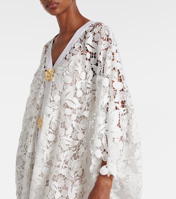 Lace guipure maxi dress | Oscar de la Renta