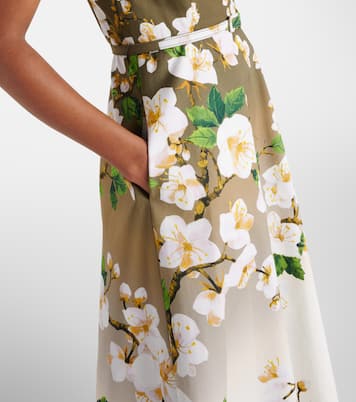 Cocktailkleid aus einem Baumwollgemisch | Oscar de la Renta