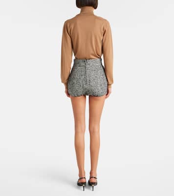 Wool and silk-blend high-rise shorts | Dolce&Gabbana