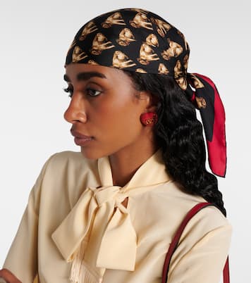 Foulard Petit Charles in seta | Valentino