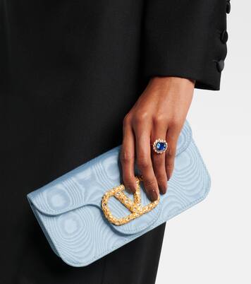 Ring VLogo Signature mit Kristallen | Valentino