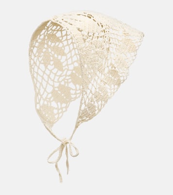 Crochet cotton scarf | Magda Butrym