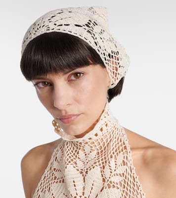 Crochet cotton scarf | Magda Butrym