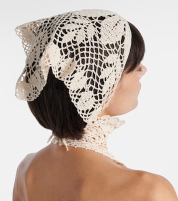 Crochet cotton scarf | Magda Butrym