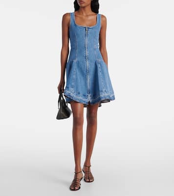 Eleodra denim minidress | Simkhai