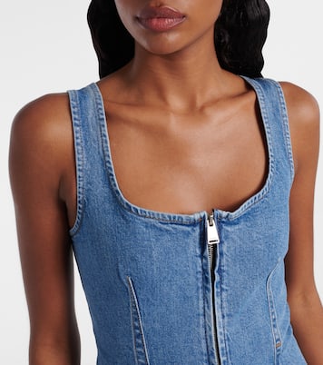 Eleodra denim minidress | Simkhai