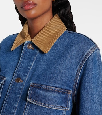 Chaqueta de denim con pana | Loro Piana