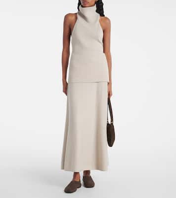 High-Rise-Maxirock Torie aus Kaschmir | Lisa Yang