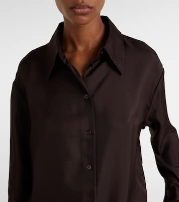 Oversized silk shirt | Róhe