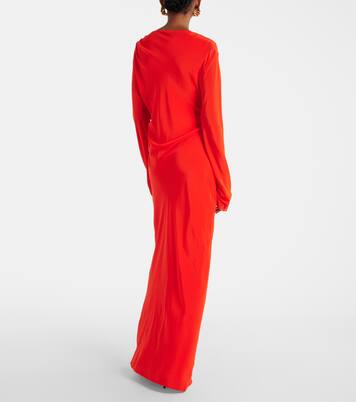 Robe longue Fresca en crêpe de soie | SIR