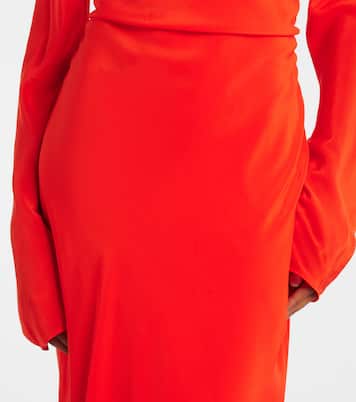 Robe longue Fresca en crêpe de soie | SIR