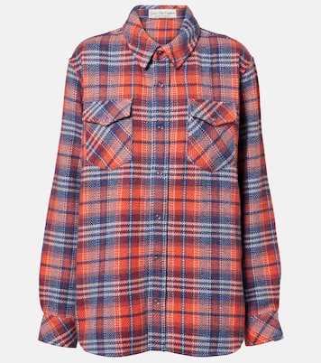 Americana plaid cashmere shirt | God's True Cashmere