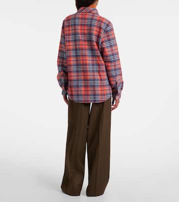 Americana plaid cashmere shirt | God's True Cashmere