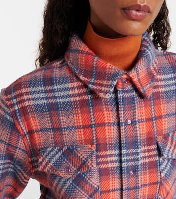 Americana plaid cashmere shirt | God's True Cashmere