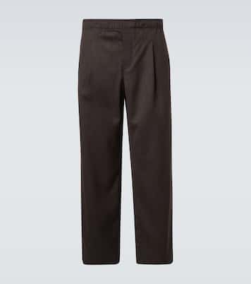 Leisure mid-rise wide-leg wool pants | Our Legacy