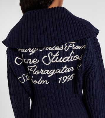 Pull brodé en laine | Acne Studios