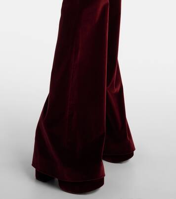Pantalones flared de terciopelo de algodón | Etro