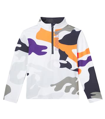 Chris logo camouflage half-zip top | Bogner Kids