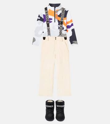 Chris logo camouflage half-zip top | Bogner Kids