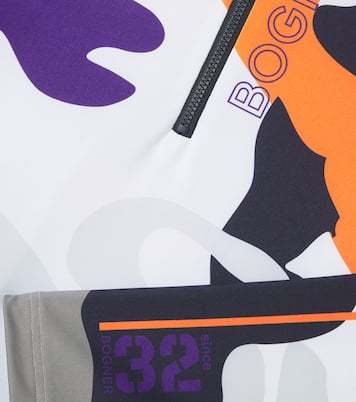 Chris logo camouflage half-zip top | Bogner Kids