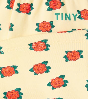 Baby floral cotton jersey sweatpants | Tinycottons