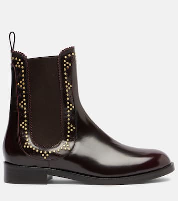 Stivaletti Chelsea Skye in pelle con decorazioni | Aquazzura